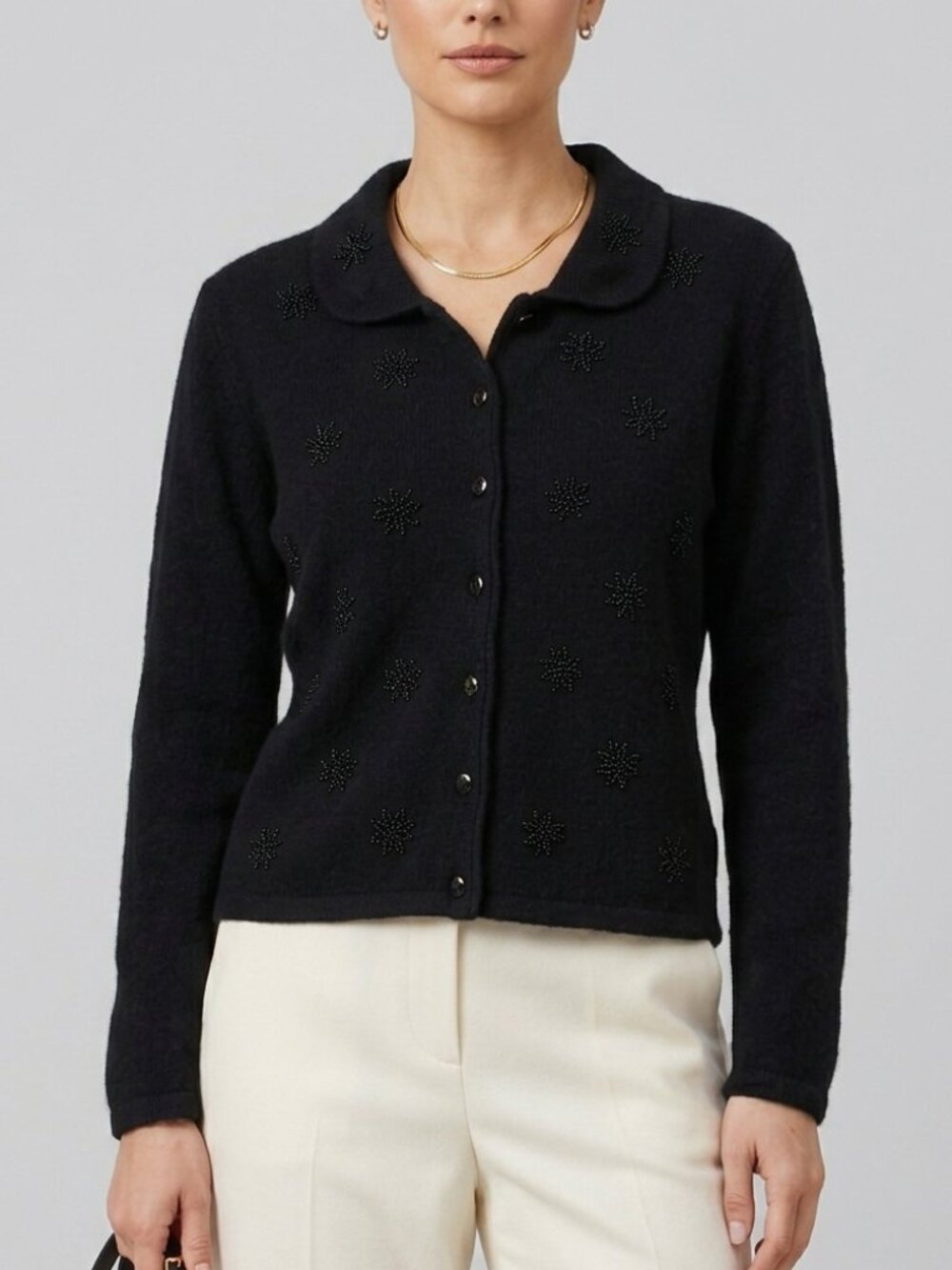 Vintage Jessica Beaded Cardigan